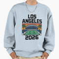 Los Angeles 2026 Palm Tree Sunset V4 T-Shirt - Trendy Graphic for Adults - T-Shirt, Sweatshirt, Hoodie