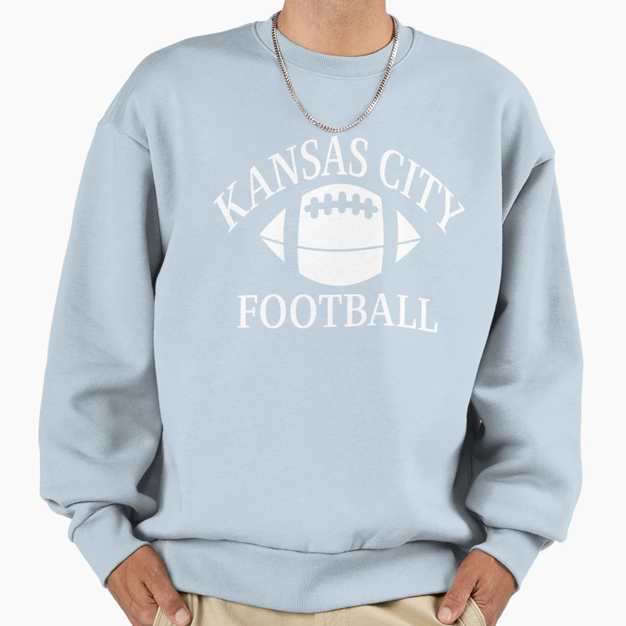 Kansas City Football Sweatshirt - Fun Novelty Design for Adults - T-Shirt, Sweatshirt, Hoodie