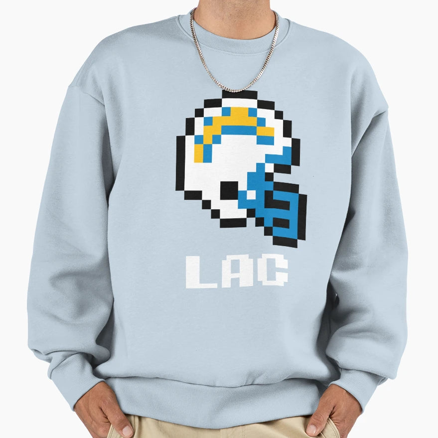 Los Angeles Chargers Tecmo Super Sweatshirt - Graphic Print for Adults - T-Shirt, Sweatshirt, Hoodie