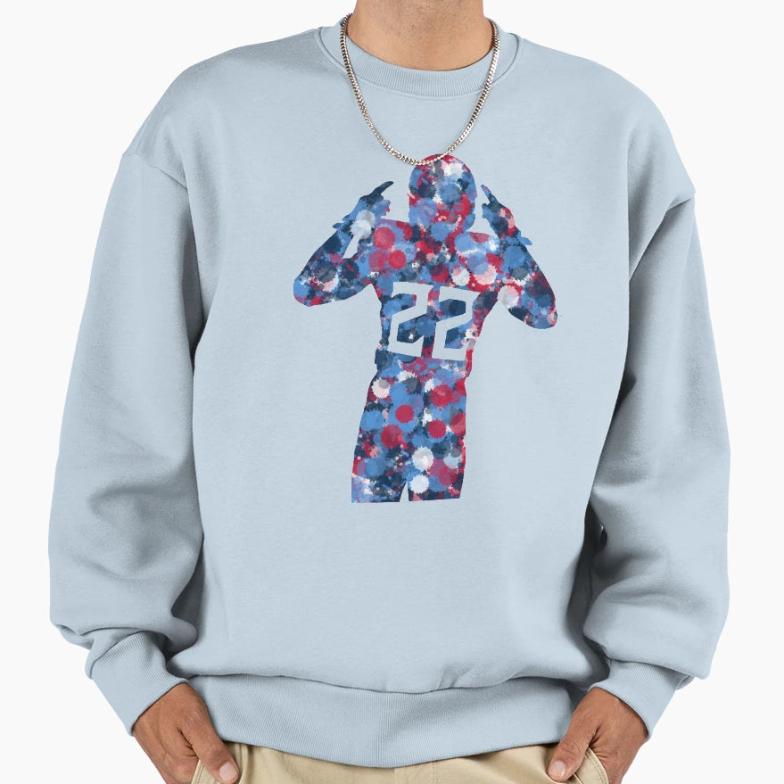 Splatter Henry Sweatshirt - Streetwear Style Unisex - T-Shirt, Sweatshirt, Hoodie