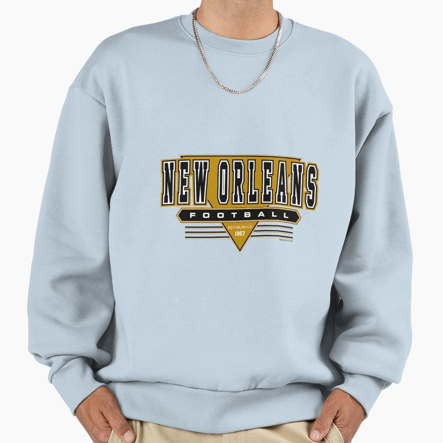 New Orleans Football Saints Inspired Sweatshirt - Aesthetic Graphic Unisex - T-Shirt, Sweatshirt, Hoodie