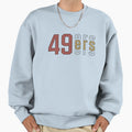 49Ers Sweatshirt - Minimalist Print for Adults - T-Shirt, Sweatshirt, Hoodie