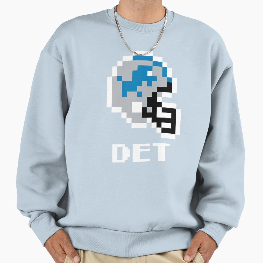 Detroit Lions Tecmo Super Bowl Sweatshirt - Unique Graphic for Adults - T-Shirt, Sweatshirt, Hoodie