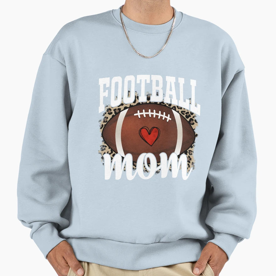 Football Mom Sweatshirt - Unique Graphic Unisex - T-Shirt, Sweatshirt, Hoodie
