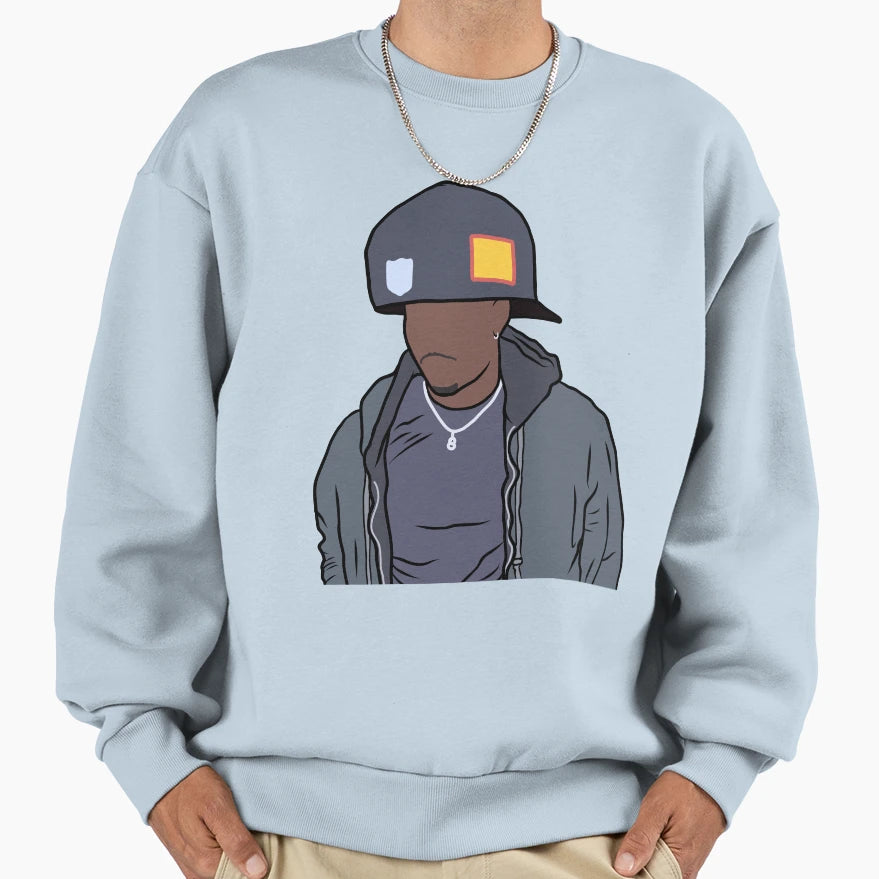 Brian Robinson Jr Big Hat Sweatshirt - Fun Novelty Design Unisex - T-Shirt, Sweatshirt, Hoodie