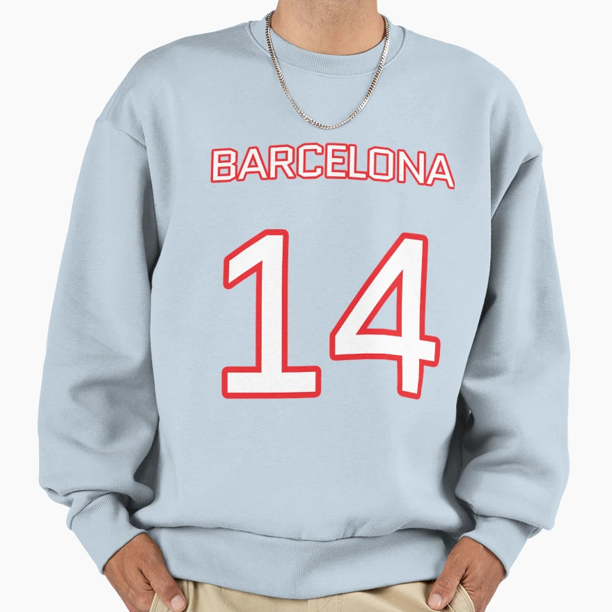 Barcelona Football I Sweatshirt - Fun Novelty Design Unisex - T-Shirt, Sweatshirt, Hoodie