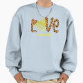 Love Football Mom Leopard Football Sweatshirt - Trendy Graphic for Adults - T-Shirt, Sweatshirt, Hoodie