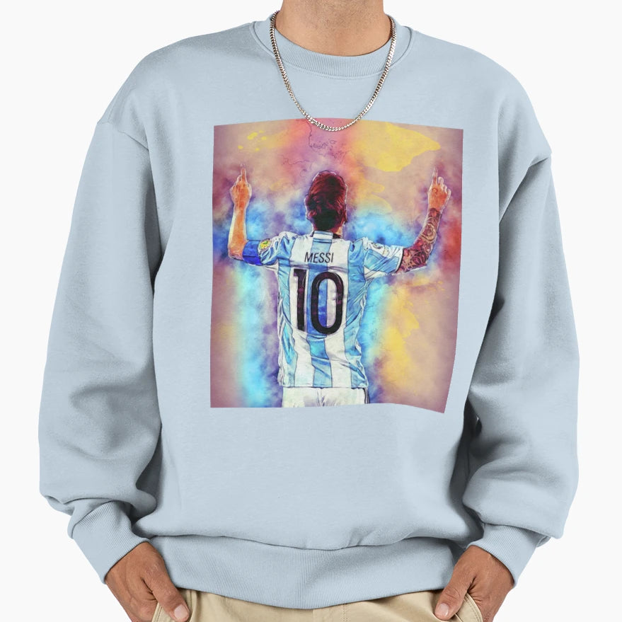 Lionel Messi 10 Sweatshirt - Minimalist Print for Adults - T-Shirt, Sweatshirt, Hoodie