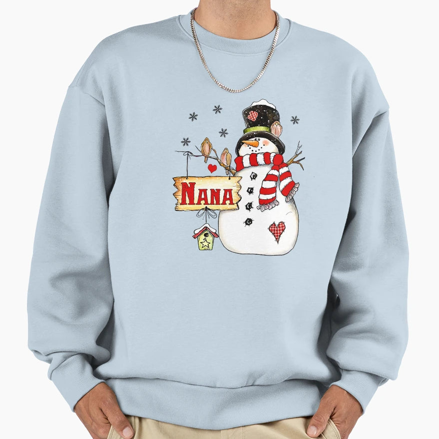Nana Snowman Sweatshirt - Trendy Graphic Men Women - T-Shirt, Sweatshirt, Hoodie