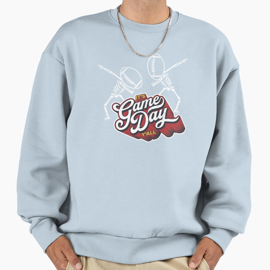 Its Game Day Yall Soccer Mom Soccer Sweatshirt - Minimalist Print Unisex - T-Shirt, Sweatshirt, Hoodie