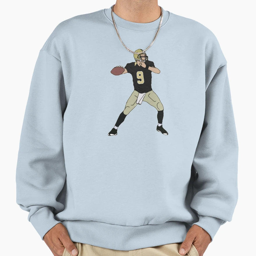Brees 9 Sweatshirt - Fun Novelty Design Unisex - T-Shirt, Sweatshirt, Hoodie