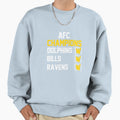 Kansas City Chiefs Afc Champions Sweatshirt - Casual Everyday Wear Unisex - T-Shirt, Sweatshirt, Hoodie