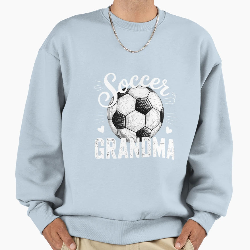 Funny Soccer Grandma Soccer Lover Sweatshirt - Custom Art Print Unisex - T-Shirt, Sweatshirt, Hoodie