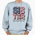 Usa Sister Sweatshirt - Minimalist Print Men Women - T-Shirt, Sweatshirt, Hoodie