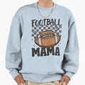 Football Mama Glitter Sweatshirt - Custom Art Print Men Women - T-Shirt, Sweatshirt, Hoodie