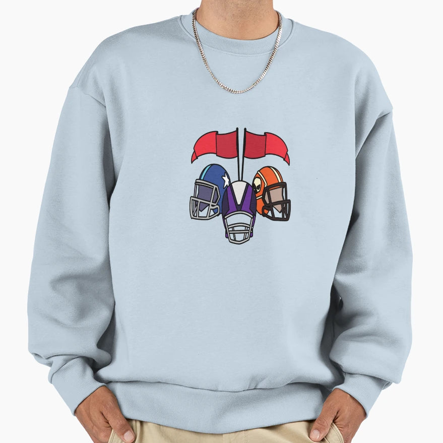 Quarterback Sweatshirt - Aesthetic Graphic for Adults - T-Shirt, Sweatshirt, Hoodie