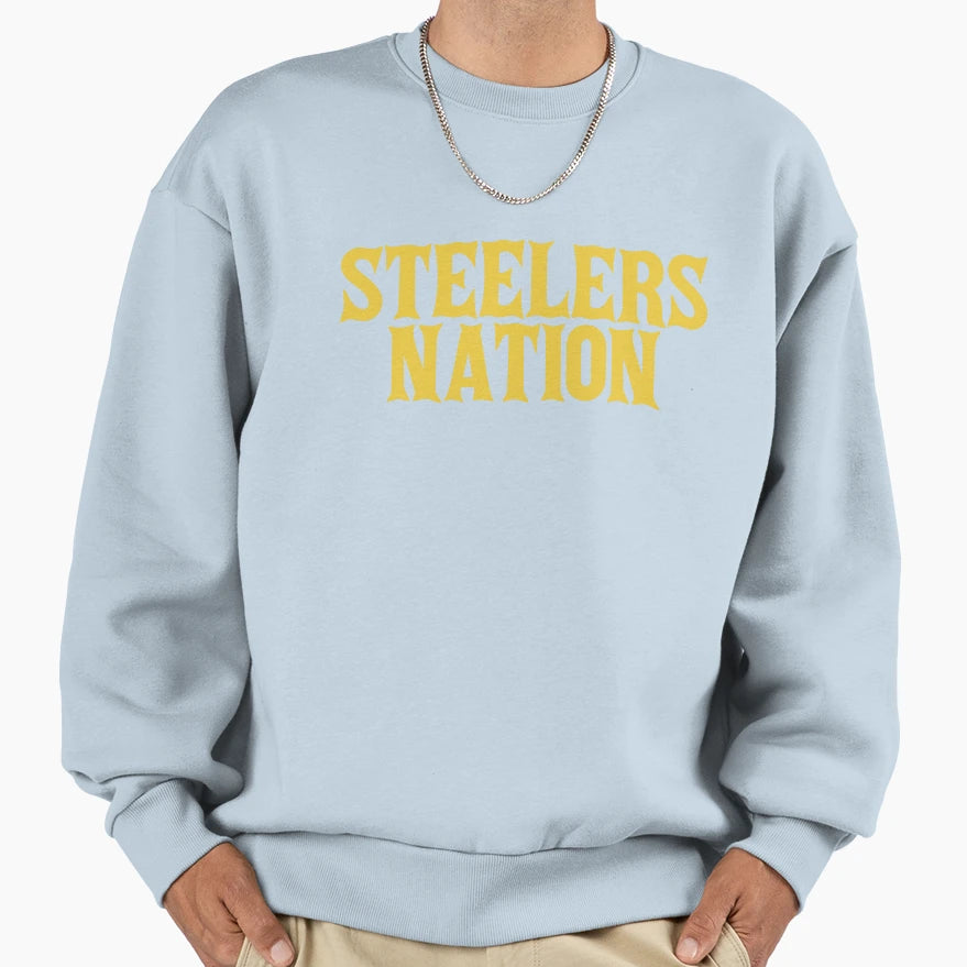 Pittsburgh Steelers Sweatshirt - Custom Art Print Men Women - T-Shirt, Sweatshirt, Hoodie