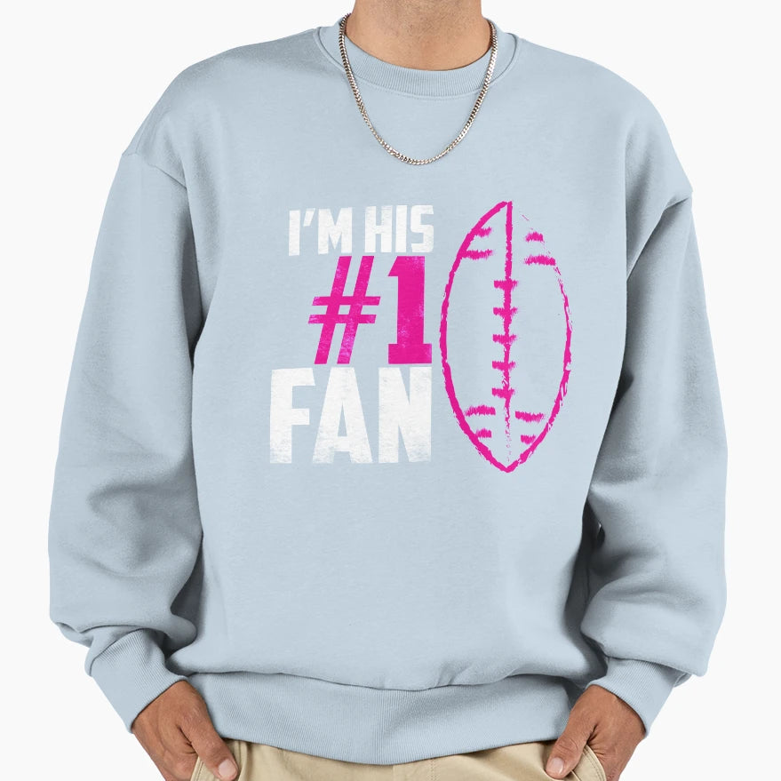 Football Mom Mothers Day Gift From Sweatshirt - Novelty Apparel Men Women - T-Shirt, Sweatshirt, Hoodie