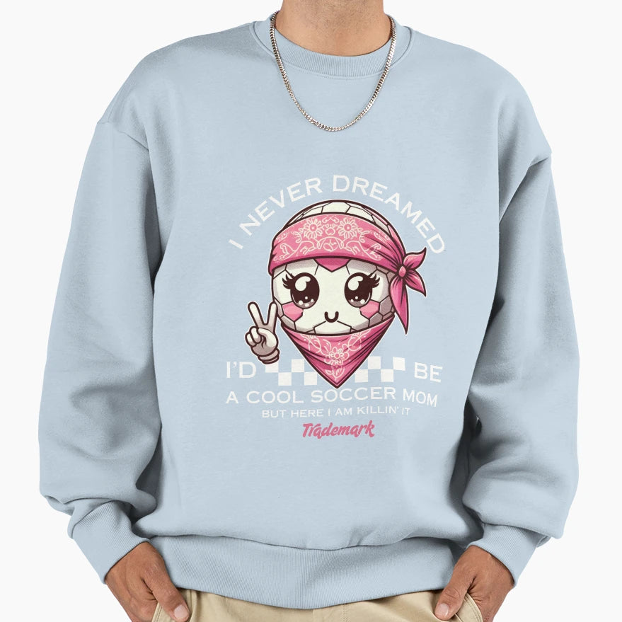 Soccer Mom Sweatshirt - Minimalist Print for Adults - T-Shirt, Sweatshirt, Hoodie
