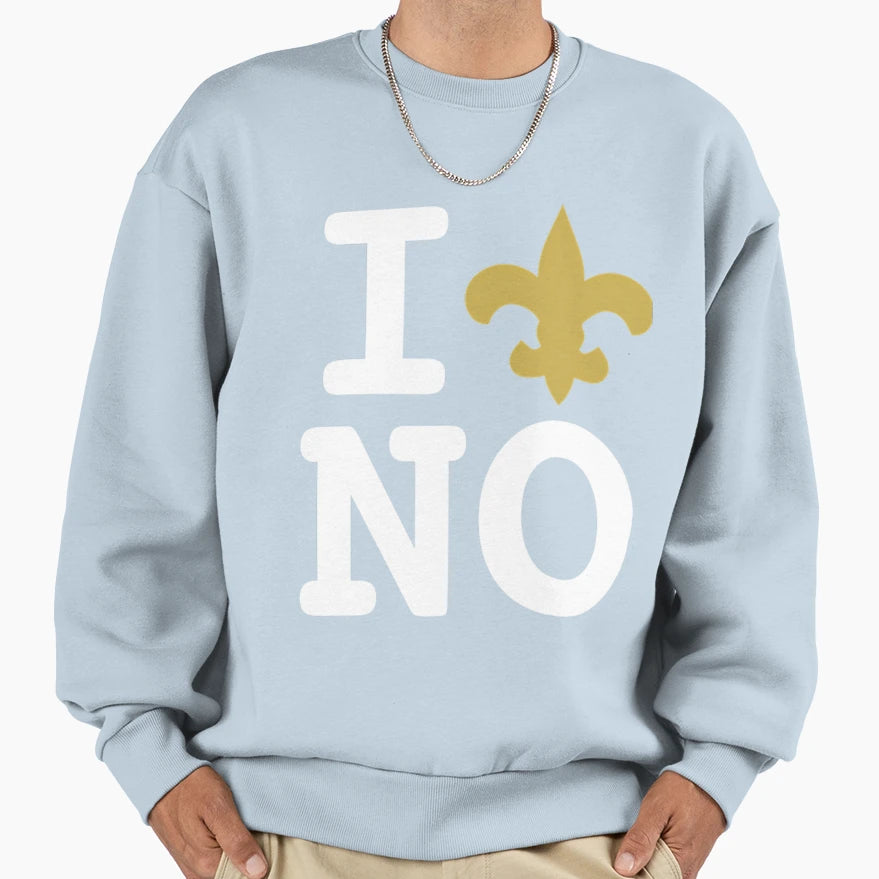 I Love New Orleans Saints Sweatshirt - Unique Graphic Men Women - T-Shirt, Sweatshirt, Hoodie