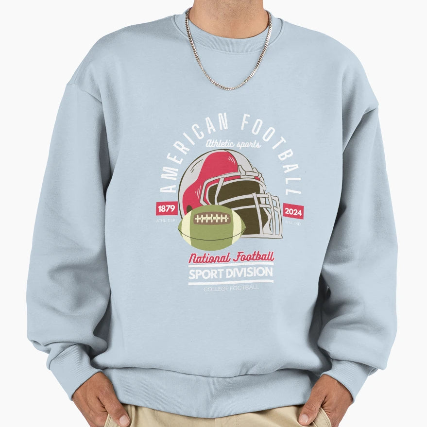 American Football Sport Division Sweatshirt - Streetwear Style Men Women - T-Shirt, Sweatshirt, Hoodie