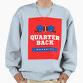 Quarter Back Material Sweatshirt - Custom Art Print for Adults - T-Shirt, Sweatshirt, Hoodie