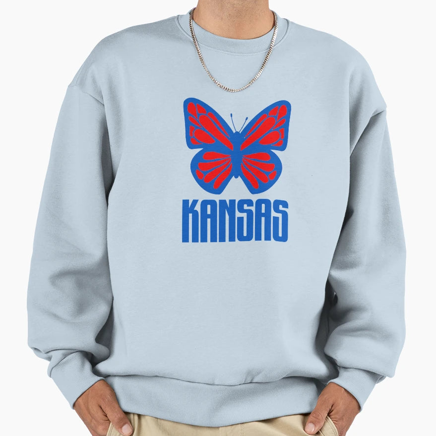 University Kansas Sweatshirt - Casual Everyday Wear Men Women - T-Shirt, Sweatshirt, Hoodie