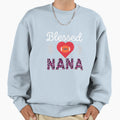Blessed Nana Football Heart Animal Sweatshirt - Novelty Apparel for Adults - T-Shirt, Sweatshirt, Hoodie