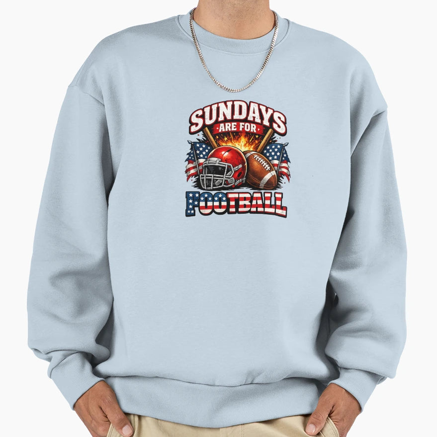 True American Football Fans Sweatshirt - Fun Novelty Design Unisex - T-Shirt, Sweatshirt, Hoodie
