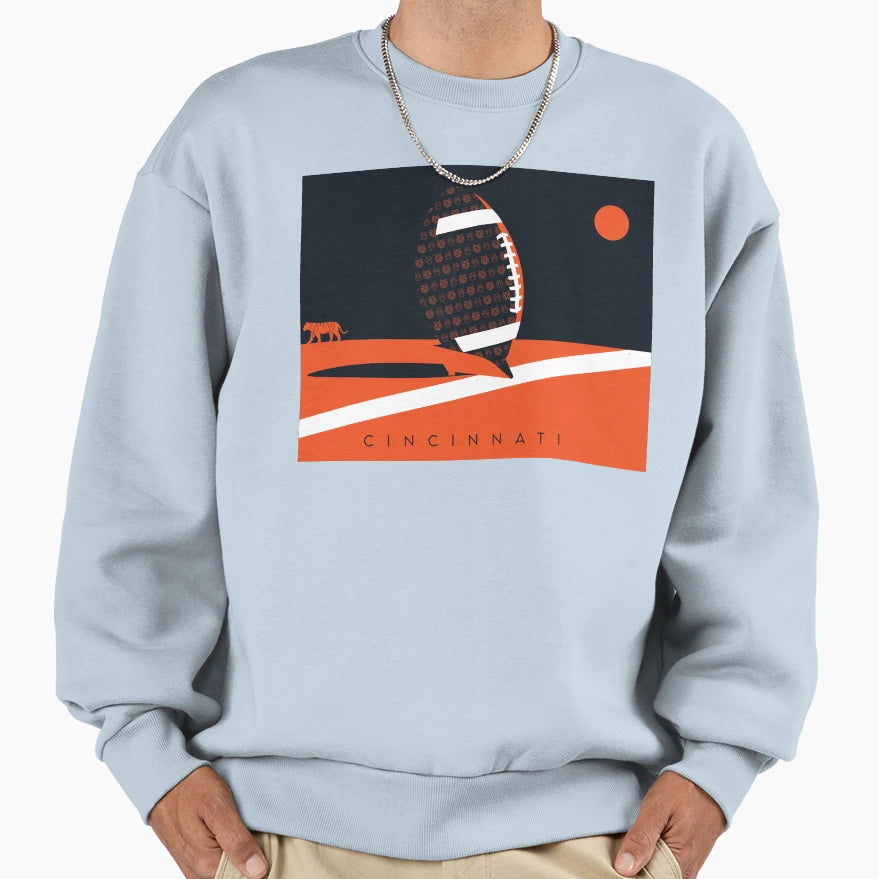 Cincinnati Cincinnati Ohio Ohio Sweatshirt - Custom Art Print Unisex - T-Shirt, Sweatshirt, Hoodie