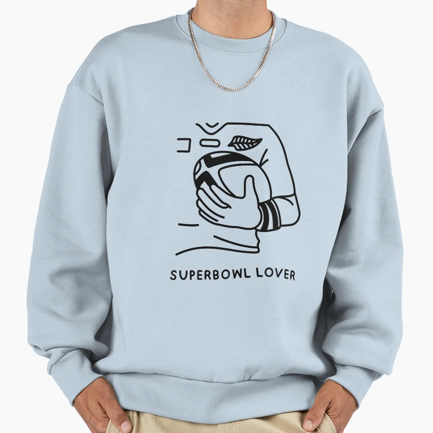 Super Bowl Lover Sweatshirt - Graphic Print for Adults - T-Shirt, Sweatshirt, Hoodie