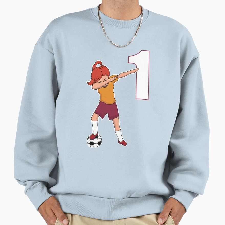 Awesome Soccer Player Number Sweatshirt - Casual Everyday Wear for Adults - T-Shirt, Sweatshirt, Hoodie