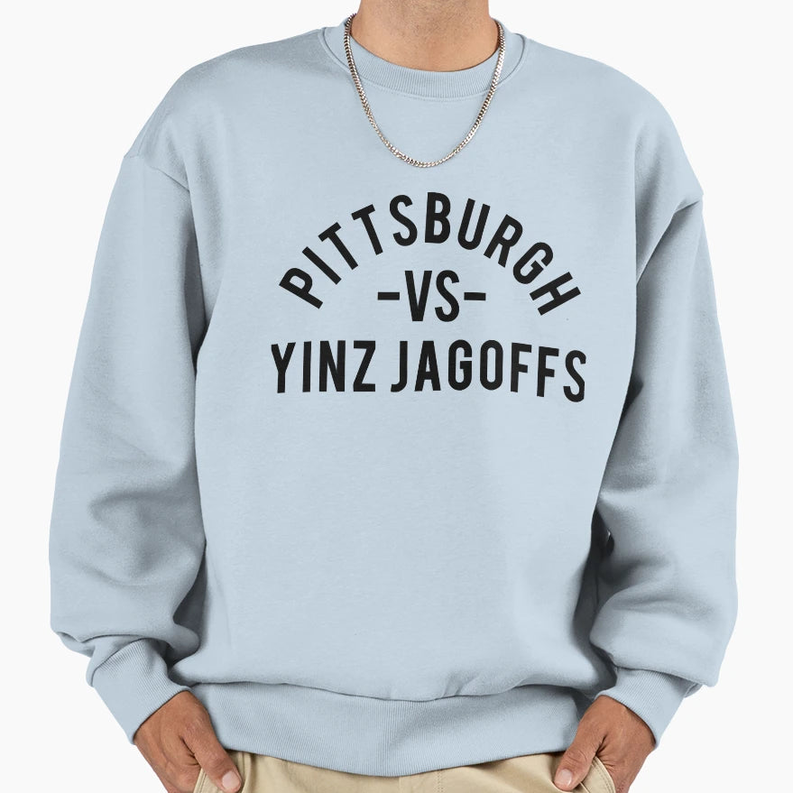 Pittsburgh Vs Yinz Jagoffs Sweatshirt - Minimalist Print for Adults - T-Shirt, Sweatshirt, Hoodie