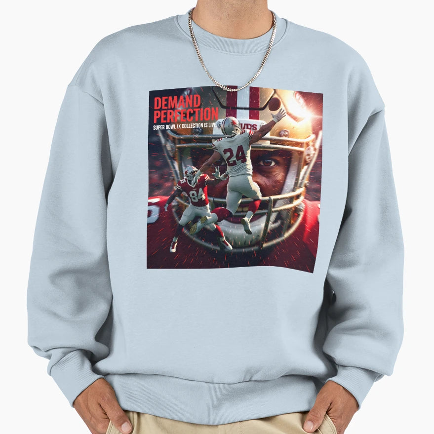 Demand Protection Super Bowl Sweatshirt - Casual Everyday Wear Men Women - T-Shirt, Sweatshirt, Hoodie