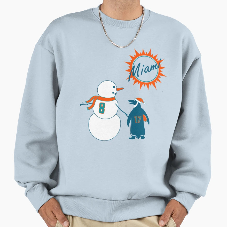 Dolphins Rookie Winter Sweatshirt - Novelty Apparel for Adults - T-Shirt, Sweatshirt, Hoodie