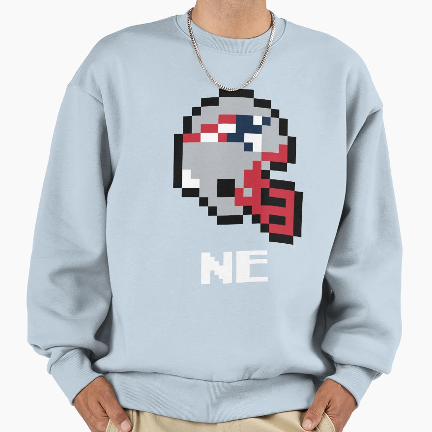 New England Tecmo Super Bowl Sweatshirt - Casual Everyday Wear Men Women - T-Shirt, Sweatshirt, Hoodie