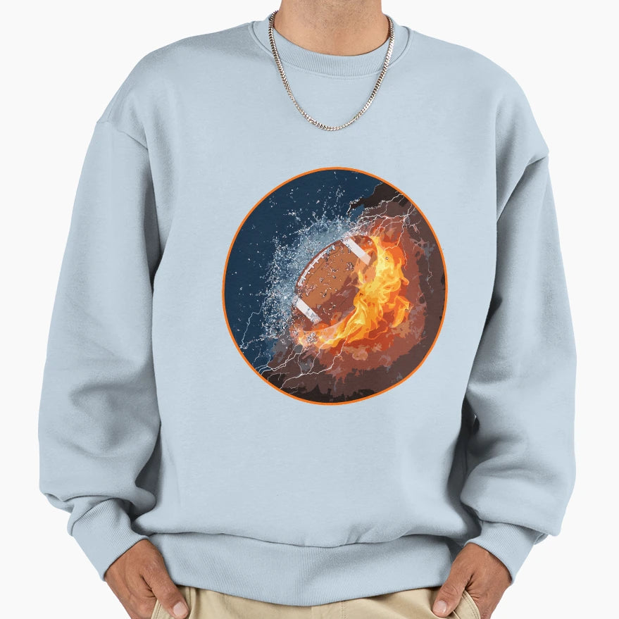 Football Sweatshirt - Casual Everyday Wear Unisex - T-Shirt, Sweatshirt, Hoodie