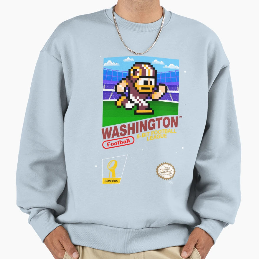 Washington Commanders 8 Bit Sweatshirt - Aesthetic Graphic Men Women - T-Shirt, Sweatshirt, Hoodie