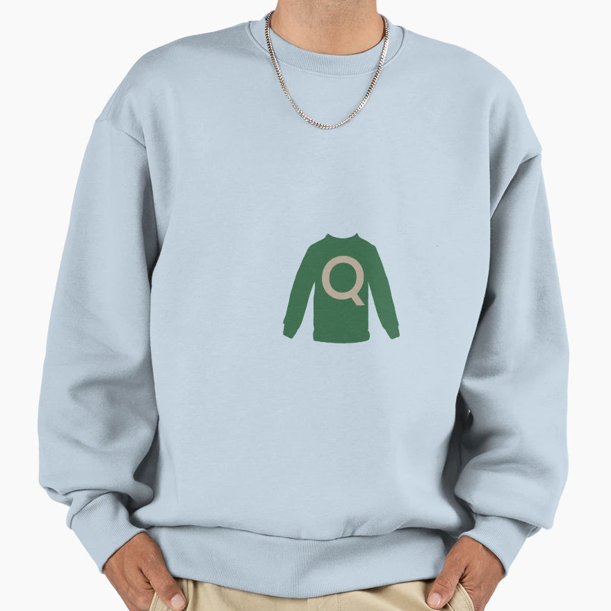 Q Drawing Sweatshirt - Fun Novelty Design Men Women - T-Shirt, Sweatshirt, Hoodie
