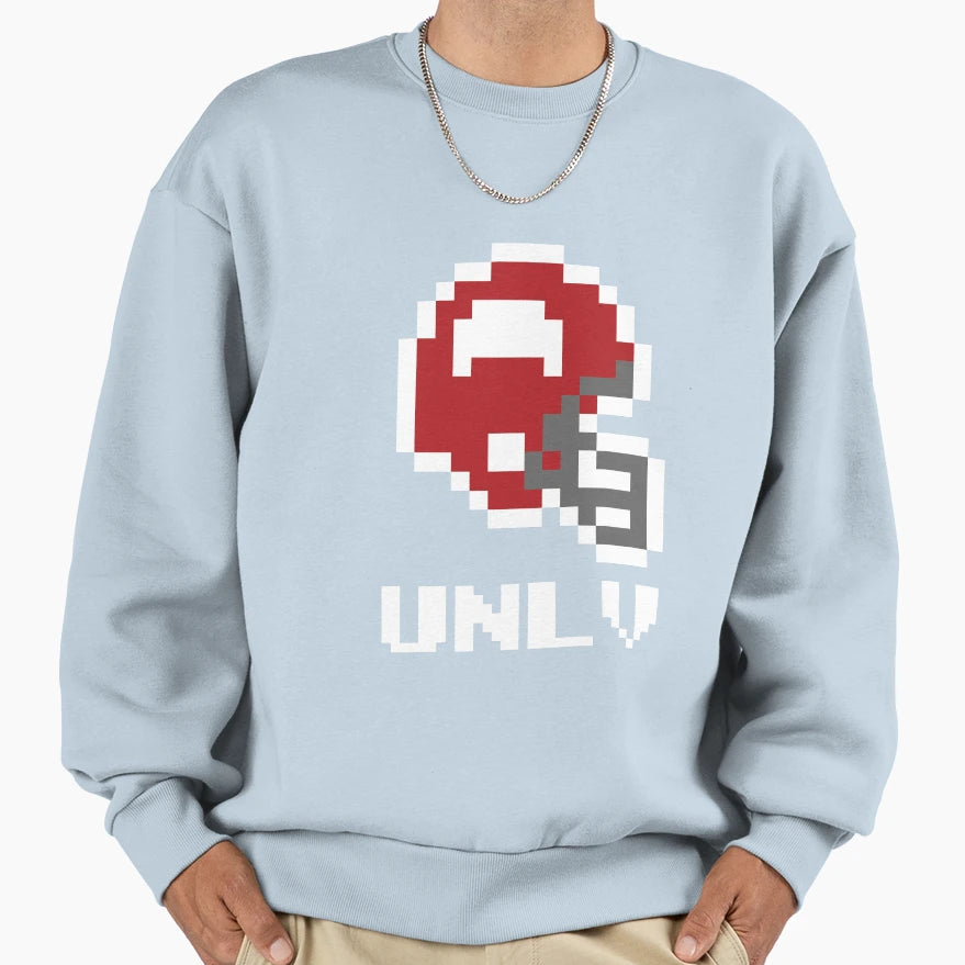 Unlv Rebels Tecmo Super Bowl Football Sweatshirt - Minimalist Print Unisex - T-Shirt, Sweatshirt, Hoodie