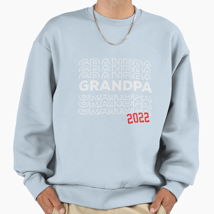 Grandfather 2022 Grunge Sweatshirt - Unique Graphic for Adults - T-Shirt, Sweatshirt, Hoodie