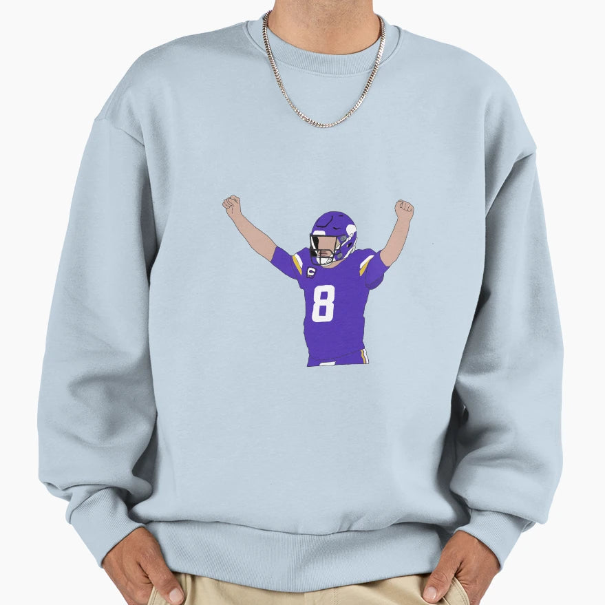 Minnesota Viking Kirk Cousins Sweatshirt - Streetwear Style Men Women - T-Shirt, Sweatshirt, Hoodie