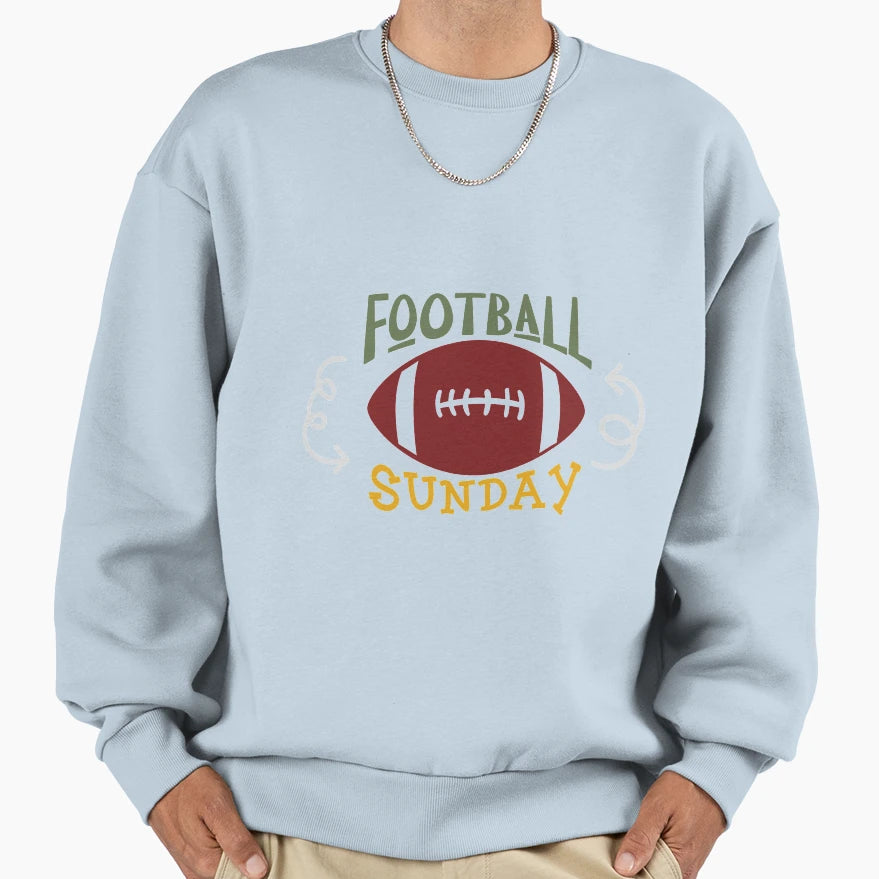 Football Sunday Sweatshirt - Minimalist Print Unisex - T-Shirt, Sweatshirt, Hoodie