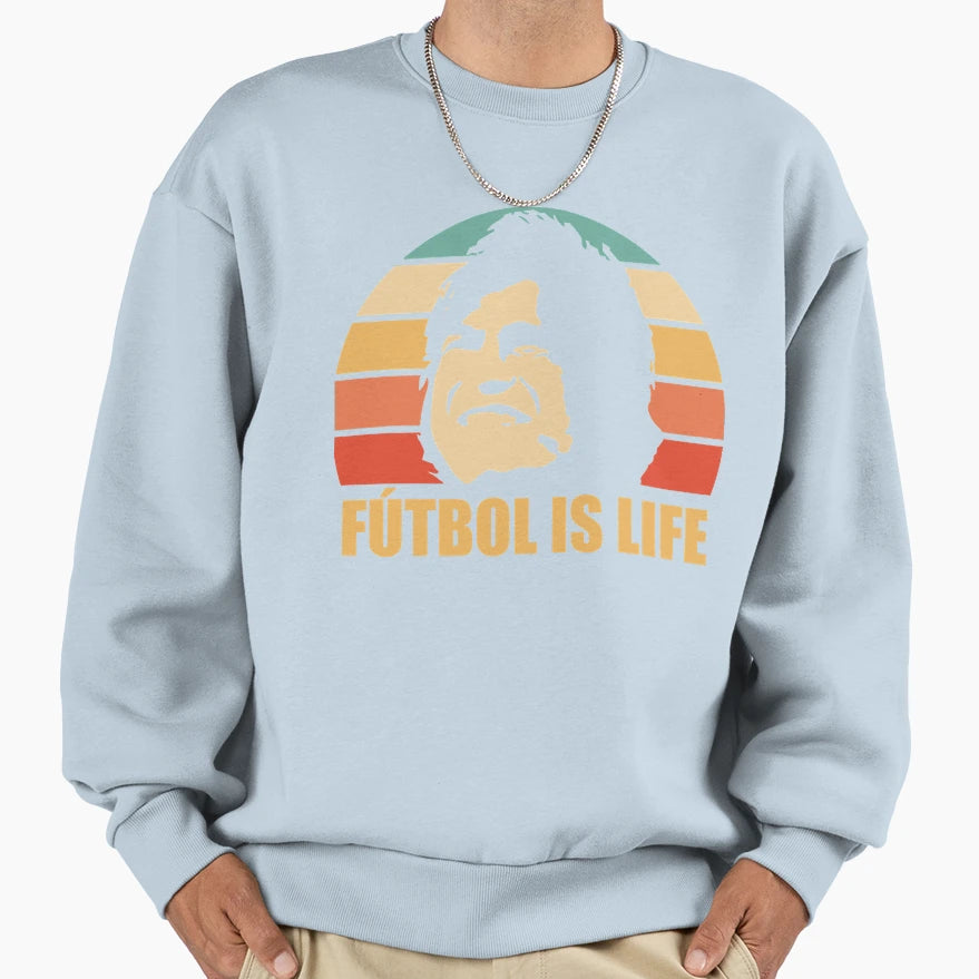 Futbol Is Life Sweatshirt - Minimalist Print Unisex - T-Shirt, Sweatshirt, Hoodie