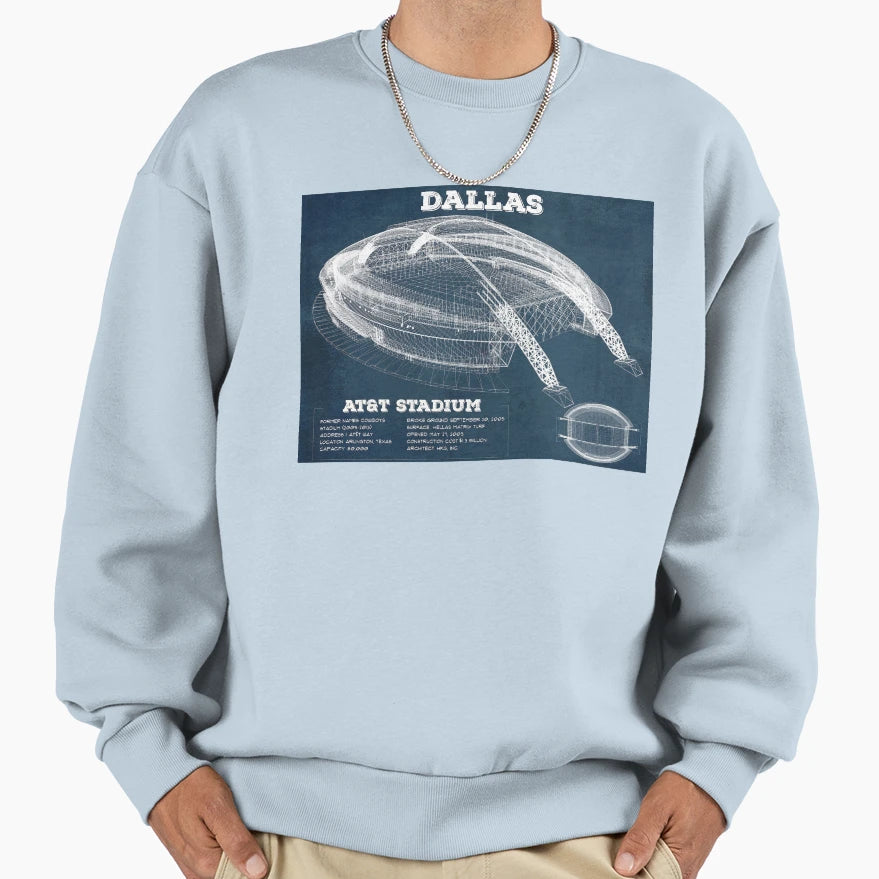 Dallas Cowboys T Stadium Football Sweatshirt - Aesthetic Graphic Unisex - T-Shirt, Sweatshirt, Hoodie