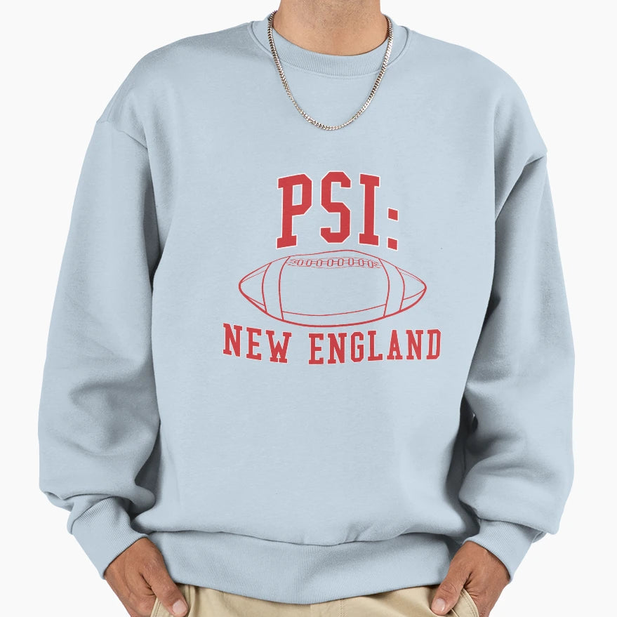 Psi New England Deflate Gate Sweatshirt - Custom Art Print Men Women - T-Shirt, Sweatshirt, Hoodie