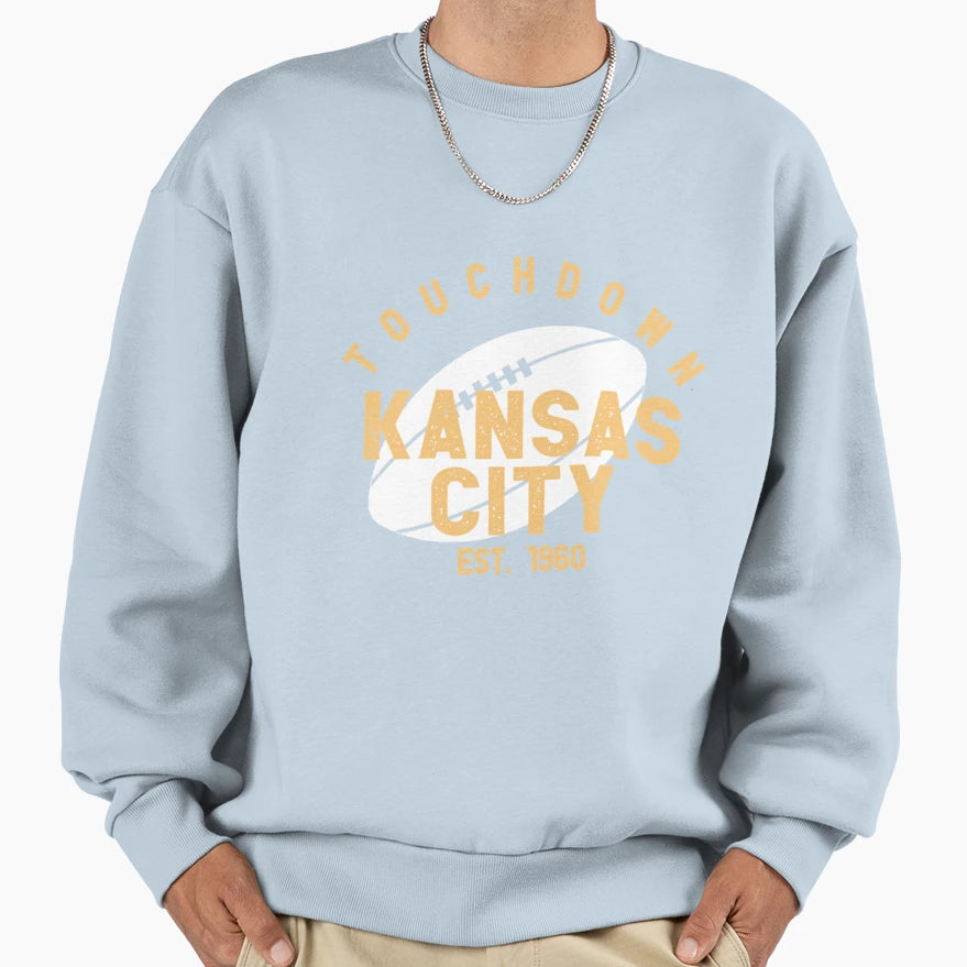 Kansas City Football Team Sweatshirt - Trendy Graphic for Adults - T-Shirt, Sweatshirt, Hoodie