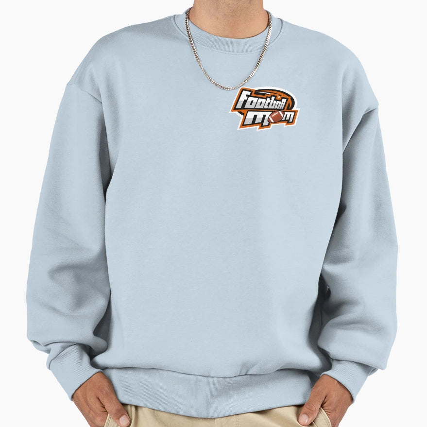 American Football Mom Logo Sweatshirt - Streetwear Style for Adults - T-Shirt, Sweatshirt, Hoodie