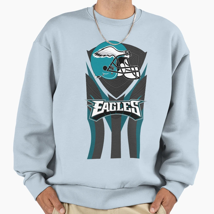 3D Eagle Football Team Fans 3D Sweatshirt - Streetwear Style for Adults - T-Shirt, Sweatshirt, Hoodie