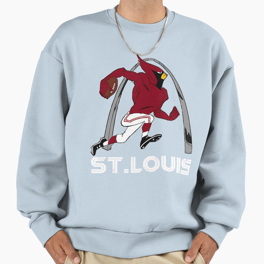 Big Red Throwback Sweatshirt - Aesthetic Graphic Unisex - T-Shirt, Sweatshirt, Hoodie
